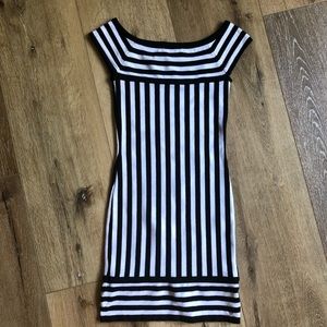 Bebe Stripped Dress Size Small